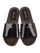 Miu Miu Patent Leather Slides