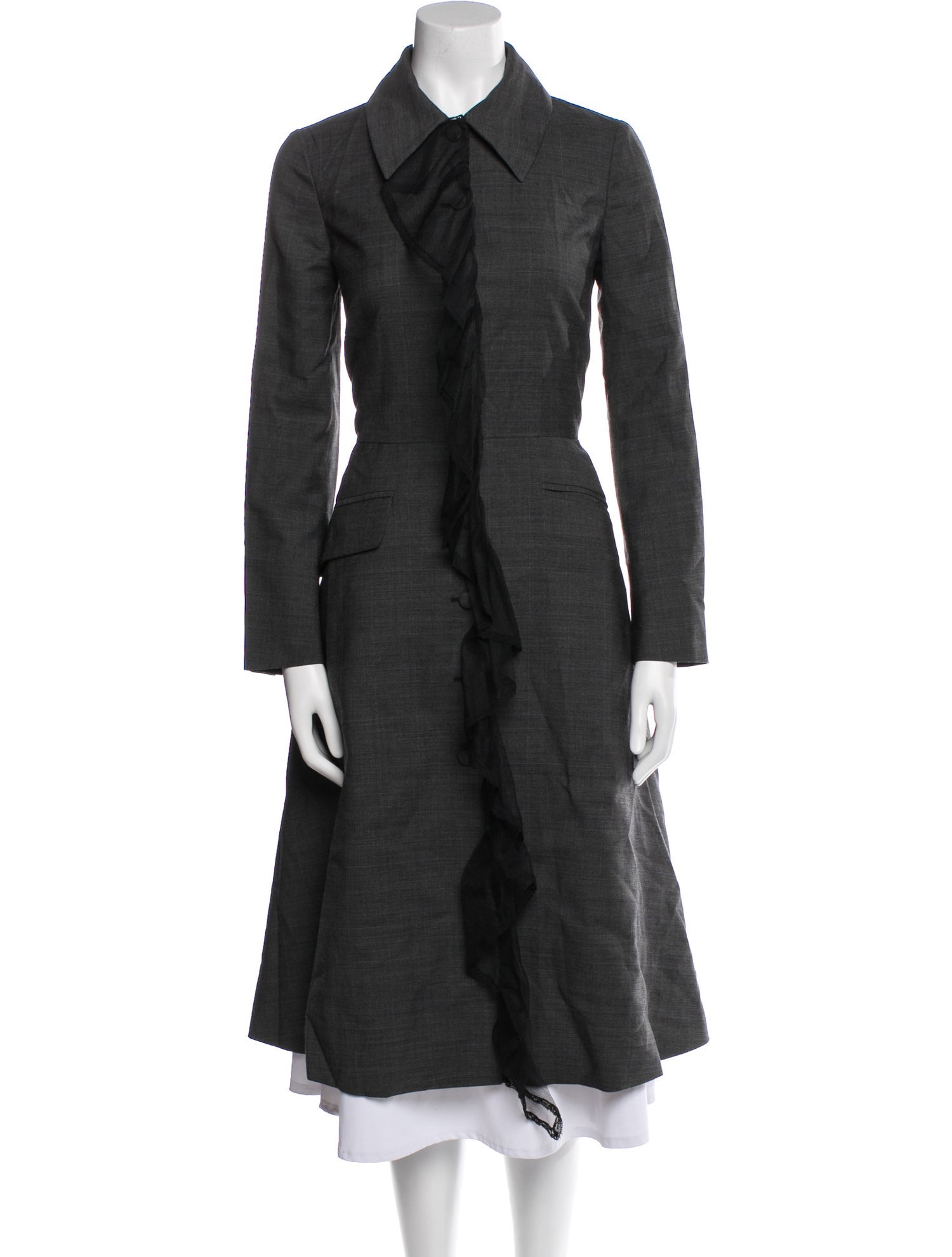 Miu Miu 2019 Virgin Wool Trench Coat