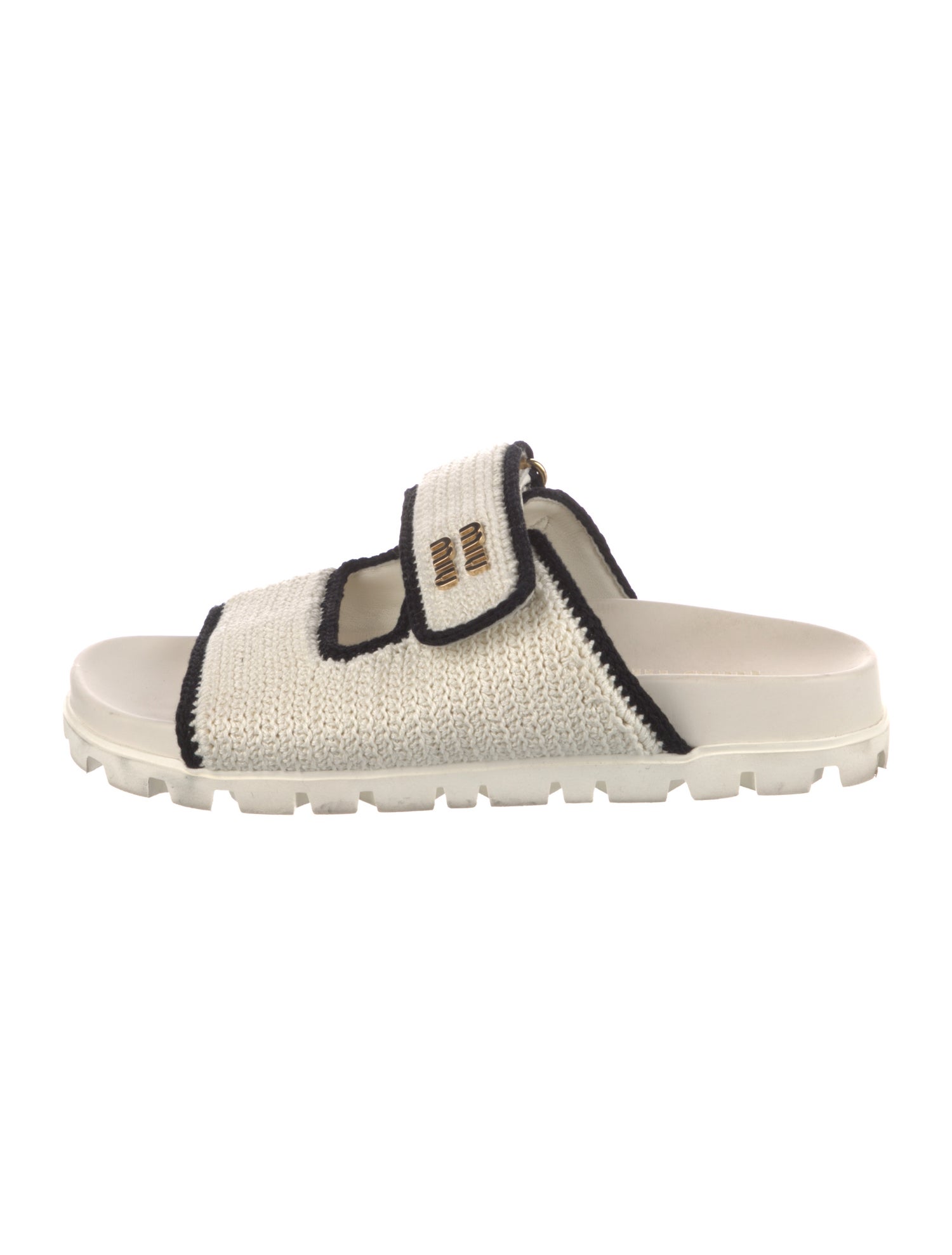 Miu Miu Colorblock Pattern Mules