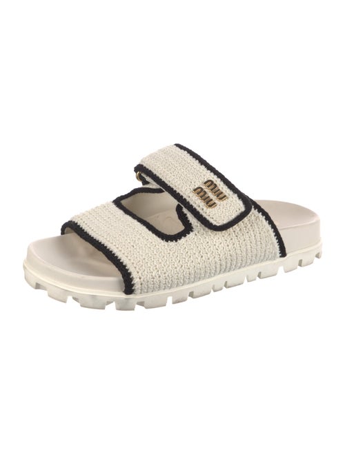 Miu Miu Colorblock Pattern Mules