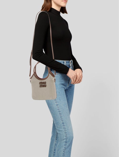Miu Miu Canvas Ivy Mini