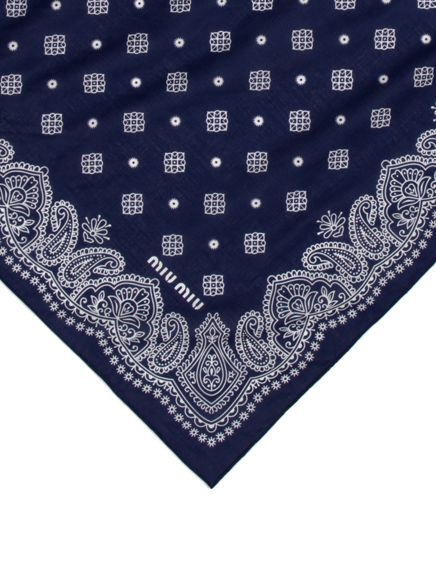 Miu Miu Cashmere Printed Shawl
