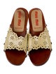 Miu Miu Leather Slides