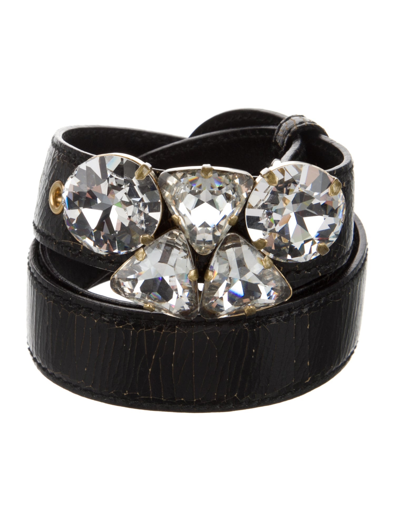 Miu Miu Skinny Leather Belt