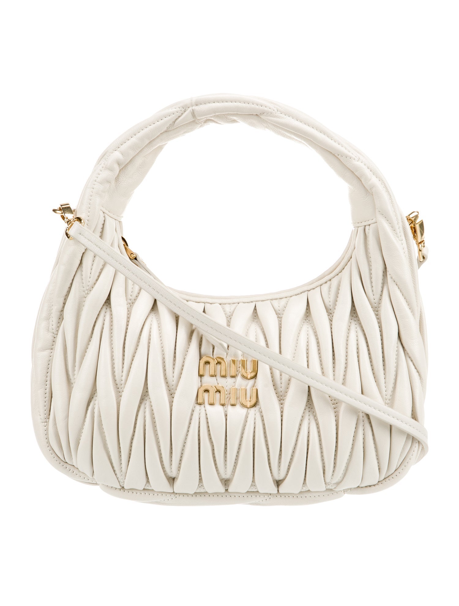 Miu Miu Leather Matelasse Wander Mini 2022