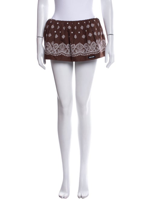 Miu Miu 2024 Mini Skirt