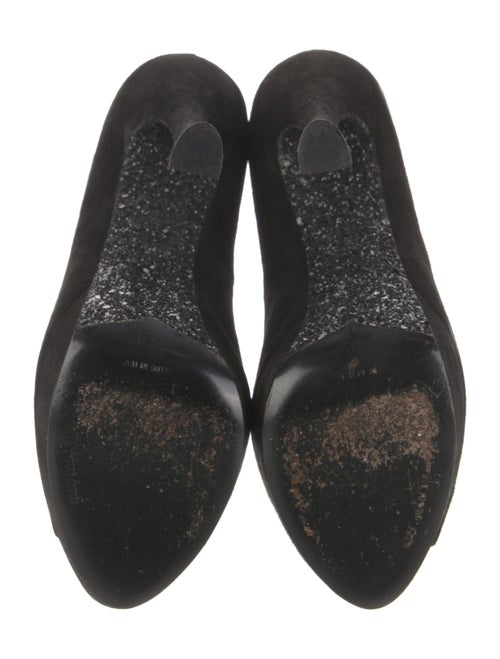 Miu Miu Suede Sequin Embellishments Pumps