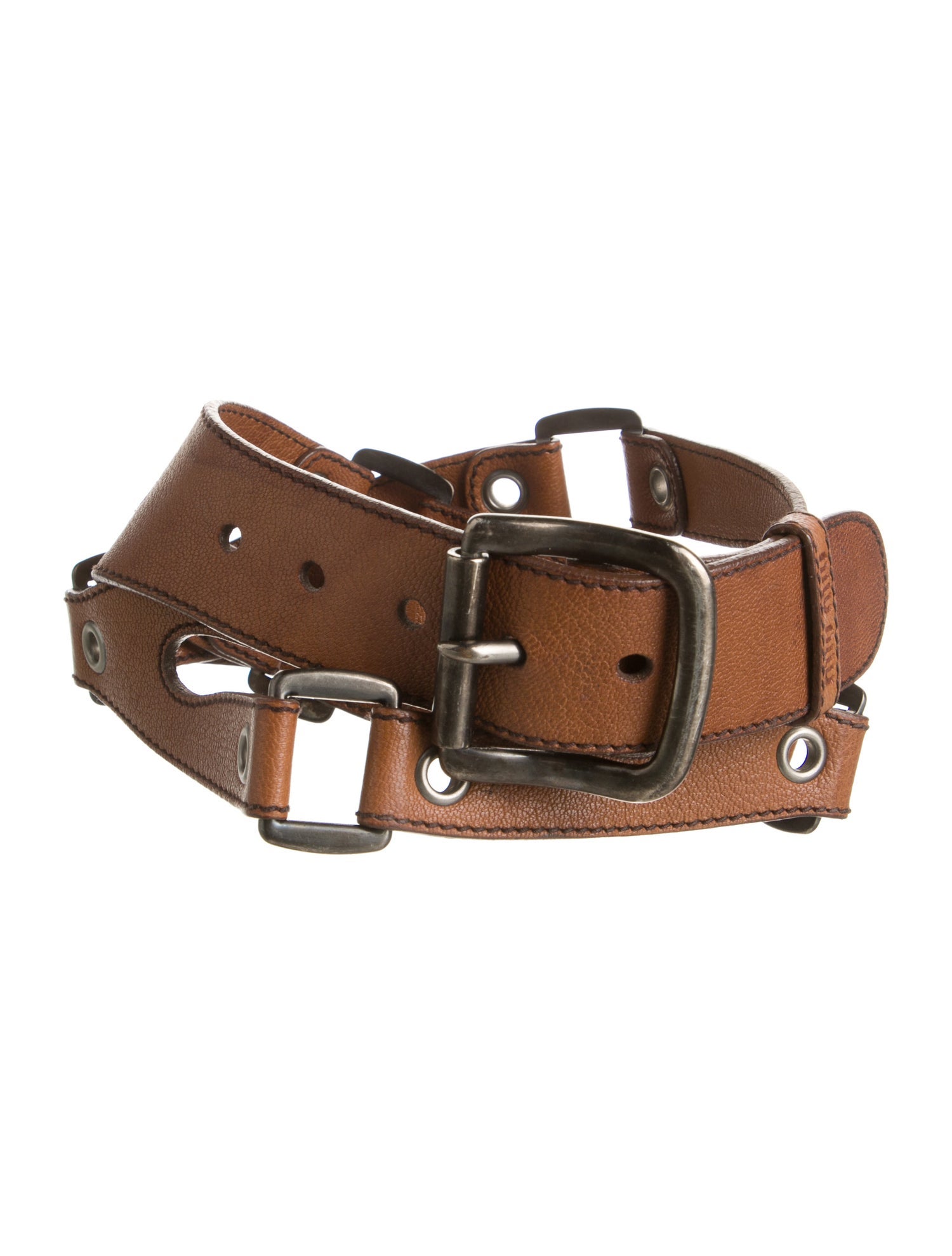 Miu Miu Wide Leather Belt