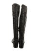 Miu Miu Leather Studded Accents Riding Boots
