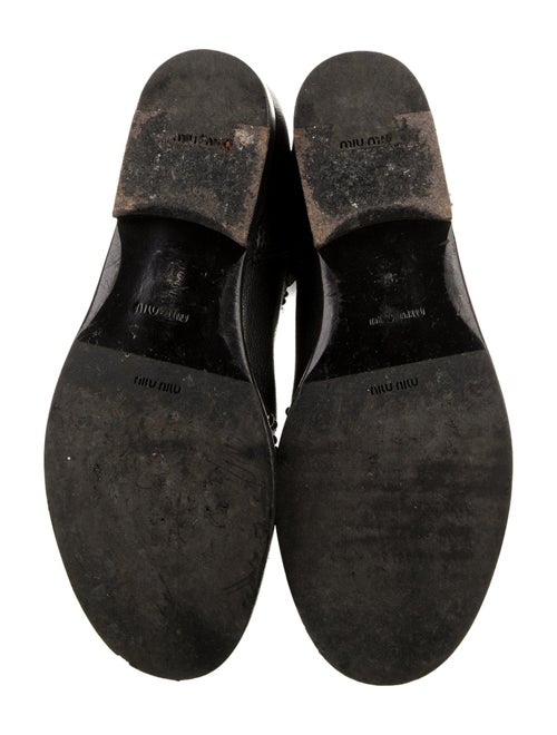 Miu Miu Leather Studded Accents Riding Boots