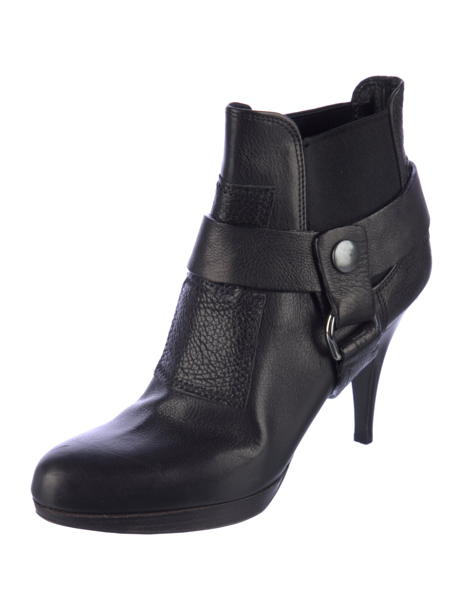 Miu Miu Leather Chelsea Boots