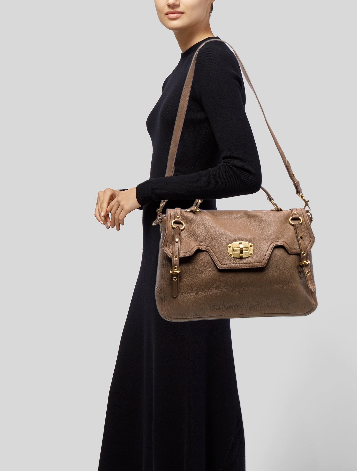 Miu Miu Leather Shoulder Bag