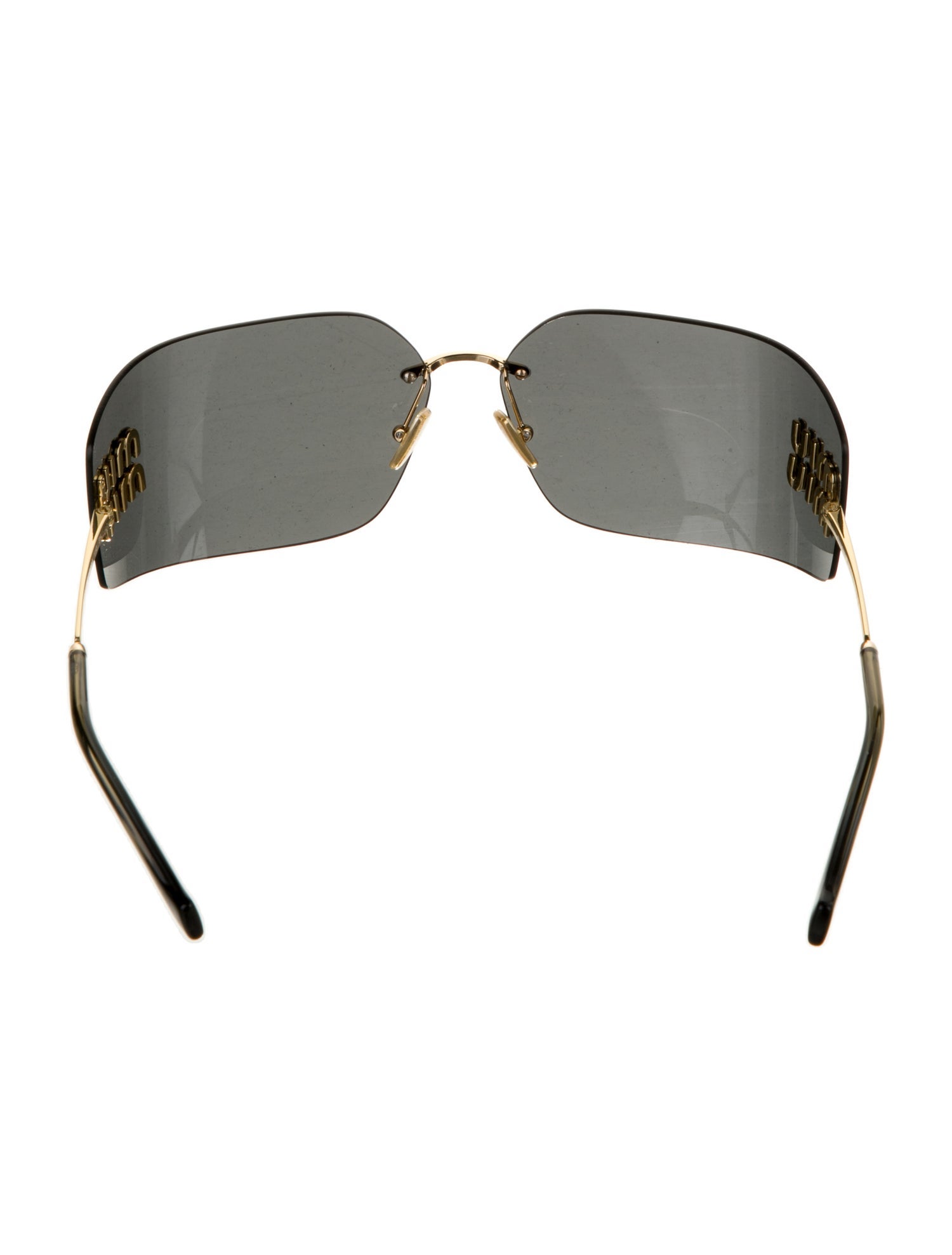 Miu Miu Oversize Tinted Sunglasses