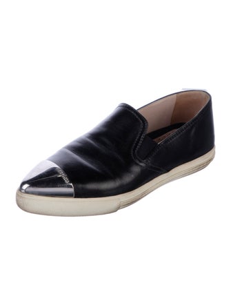 Miu Miu Leather Loafers
