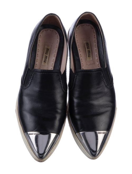 Miu Miu Leather Loafers