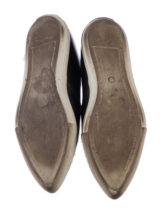 Miu Miu Leather Loafers