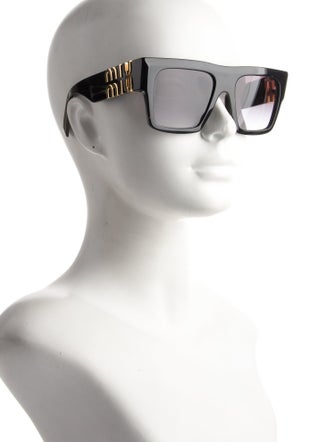Miu Miu Square Gradient Sunglasses