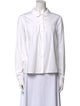 Miu Miu Long Sleeve Button-Up Top