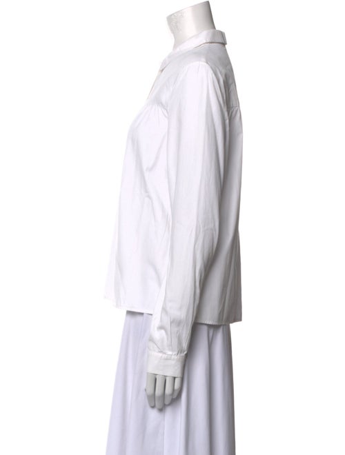 Miu Miu Long Sleeve Button-Up Top