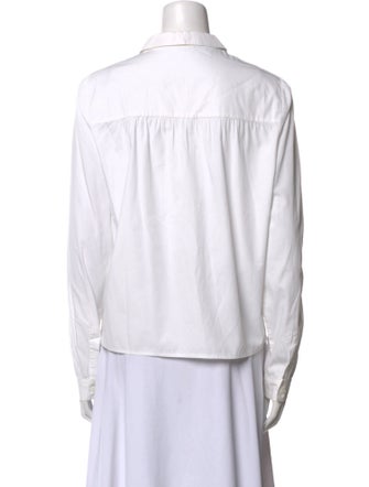 Miu Miu Long Sleeve Button-Up Top