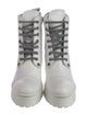 Miu Miu Leather Combat Boots