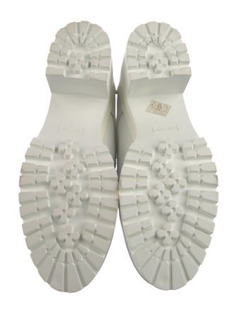 Miu Miu Leather Combat Boots