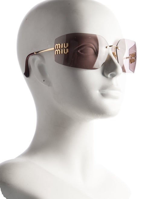 Miu Miu Square Tinted Sunglasses