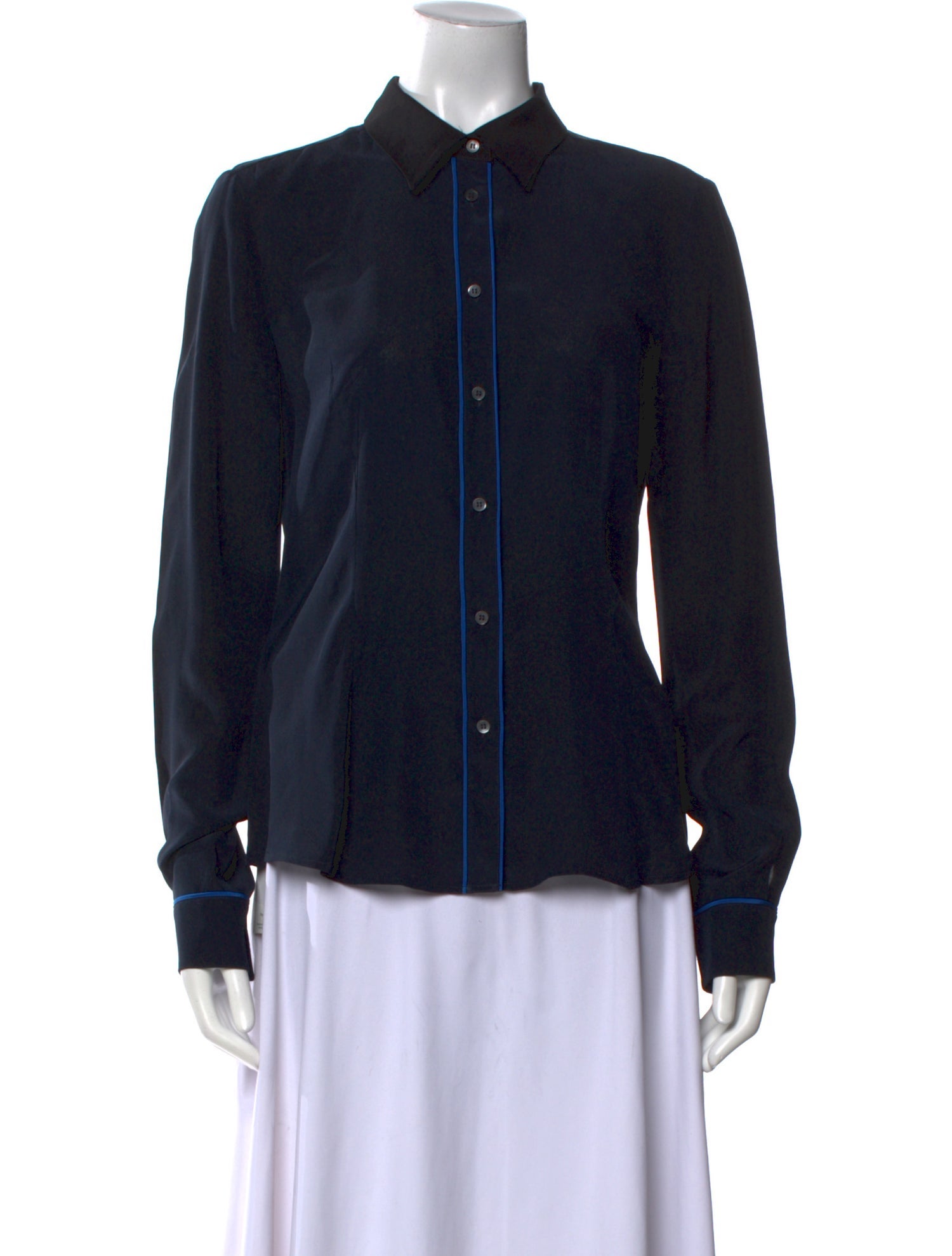 Miu Miu 2013 Silk Button-Up Top