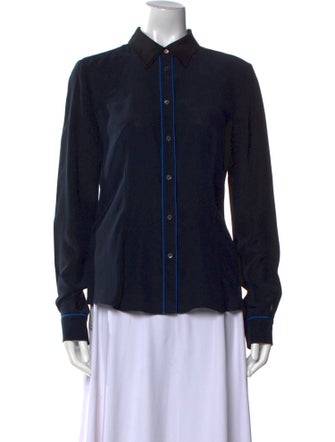 Miu Miu 2013 Silk Button-Up Top