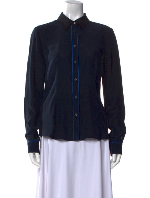 Miu Miu 2013 Silk Button-Up Top