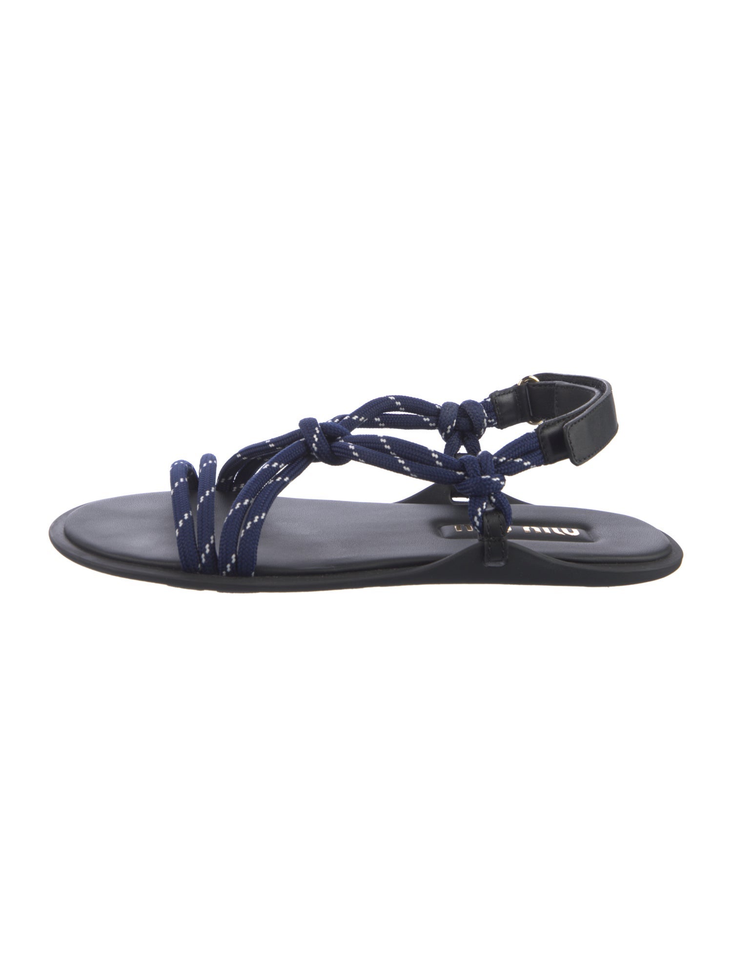 Miu Miu Leather Gladiator Sandals