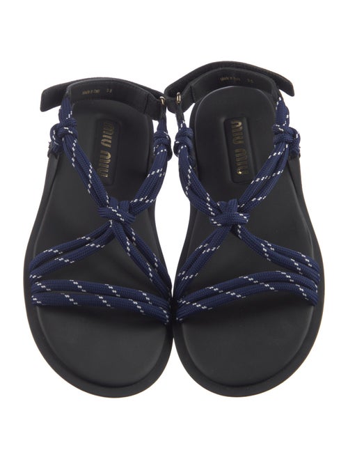 Miu Miu Leather Gladiator Sandals