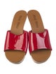 Miu Miu Patent Leather Slides
