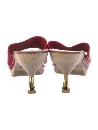 Miu Miu Patent Leather Slides
