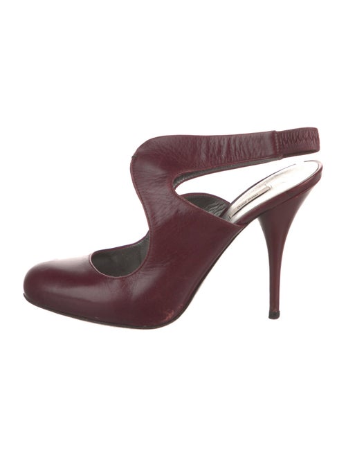 Miu Miu Leather Slingback Pumps