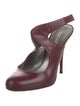Miu Miu Leather Slingback Pumps