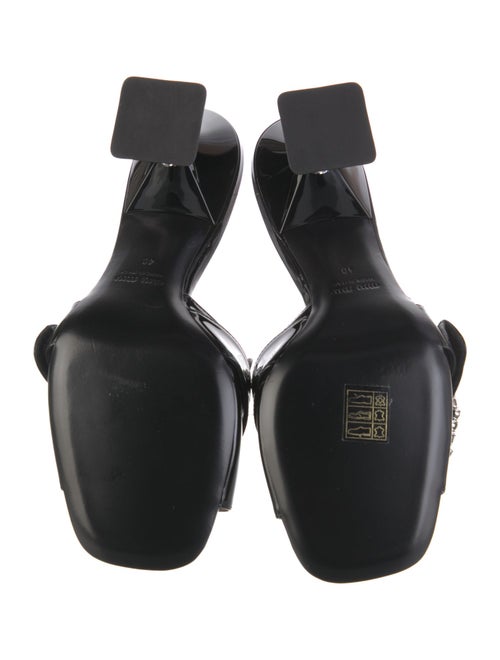 Miu Miu Patent Leather Slides