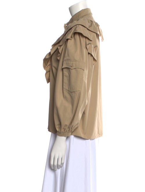 Miu Miu 2019 Three-Quarter Sleeve Button-Up Top