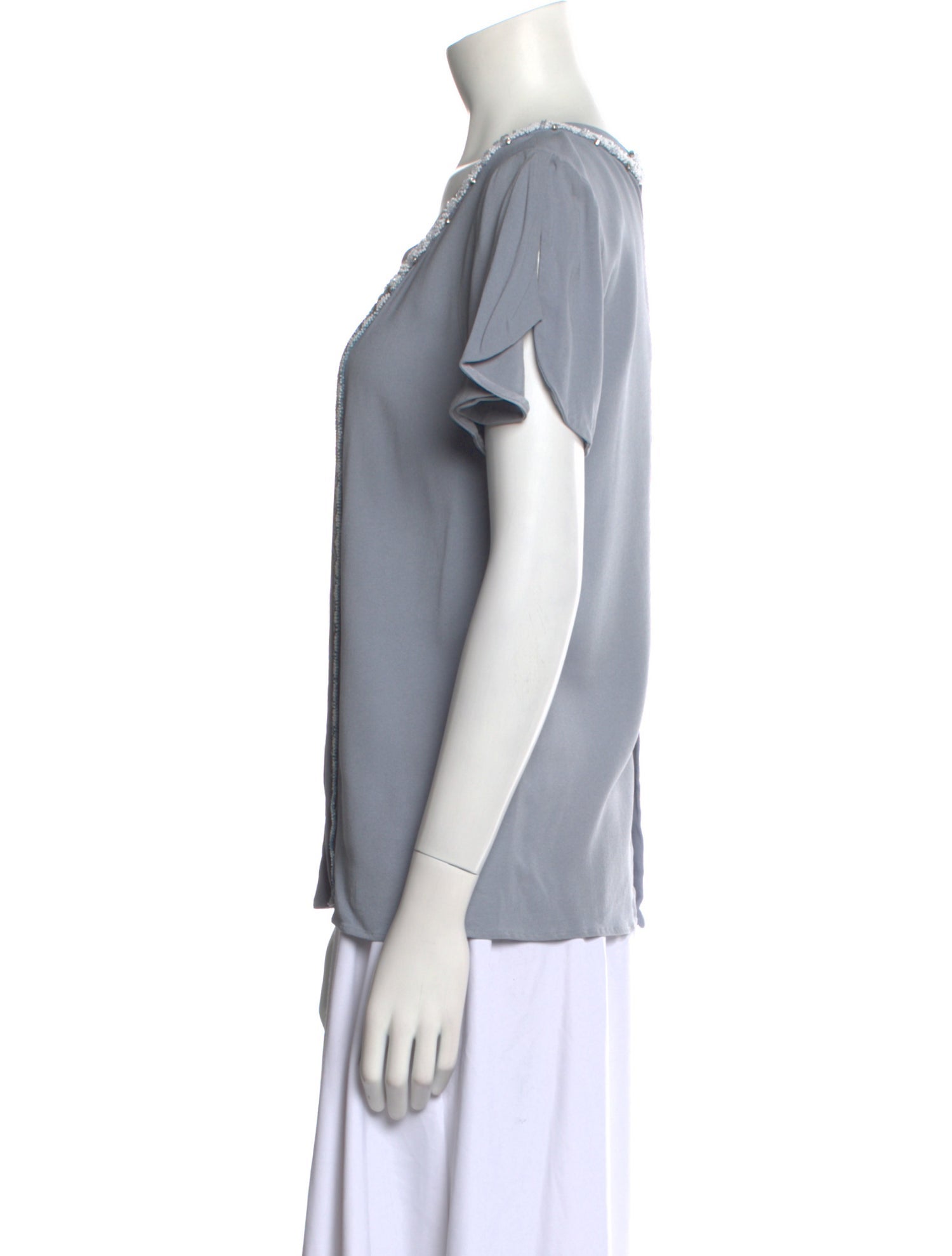 Miu Miu 2015 Scoop Neck T-Shirt
