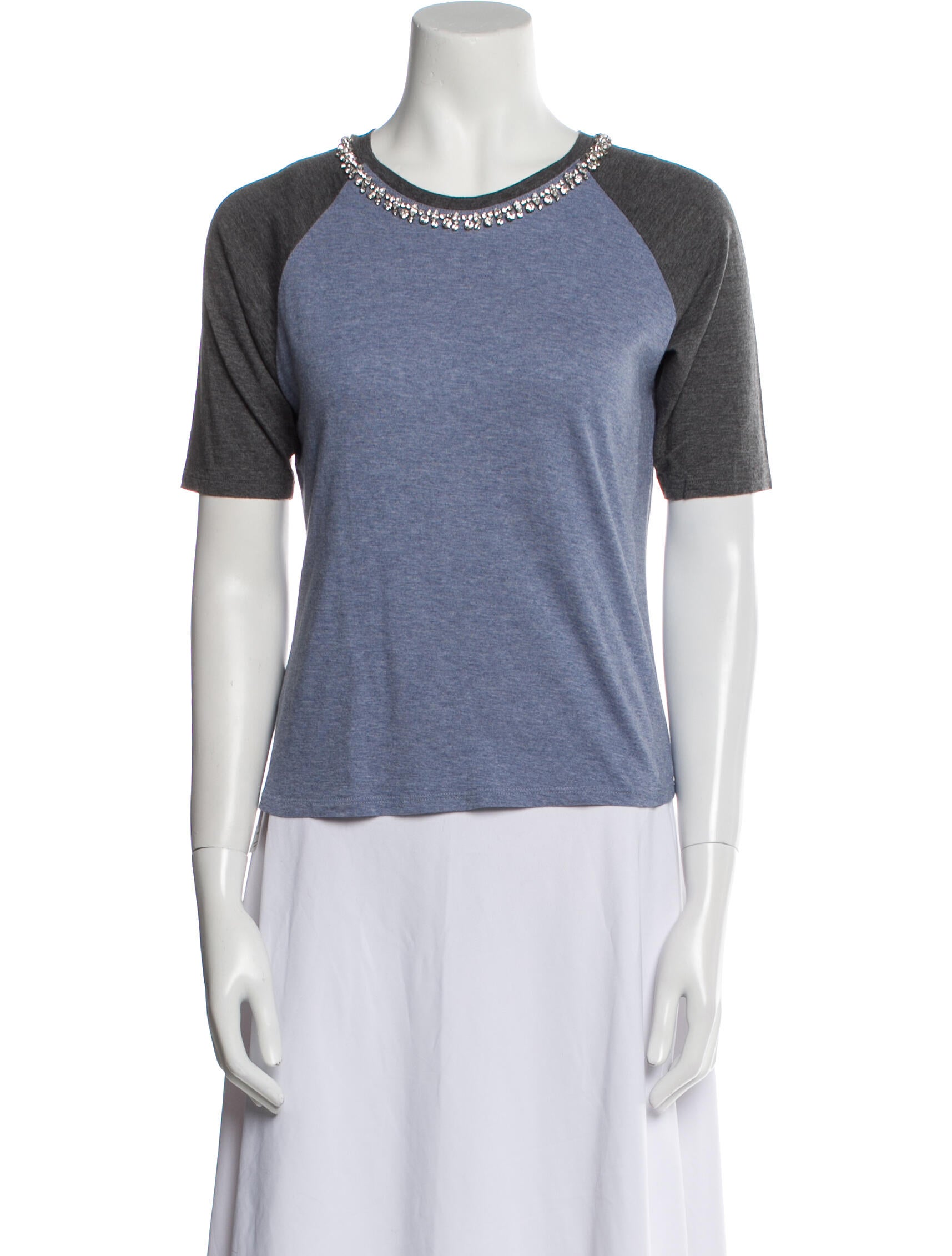 Miu Miu 2015 Scoop Neck T-Shirt