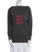 Miu Miu 2021 Off-The-Shoulder Sweatshirt
