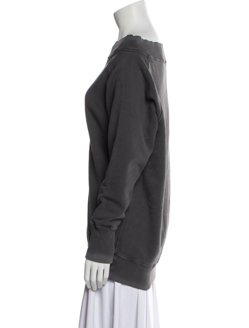 Miu Miu 2021 Off-The-Shoulder Sweatshirt