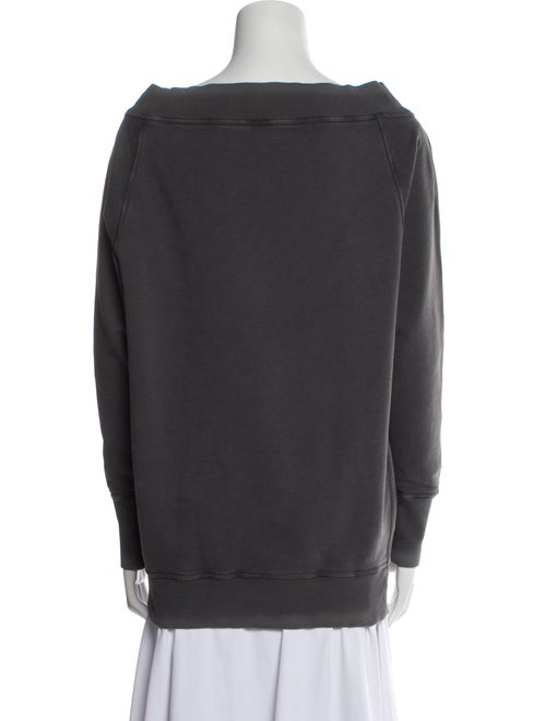 Miu Miu 2021 Off-The-Shoulder Sweatshirt