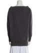 Miu Miu 2021 Off-The-Shoulder Sweatshirt