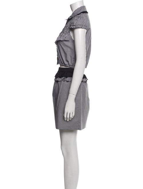 Miu Miu 2019 Plaid Print Skirt Suit