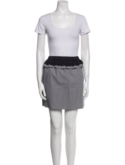 Miu Miu 2019 Plaid Print Skirt Suit