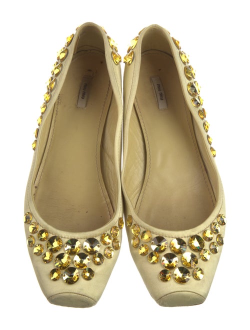 Miu Miu Satin Flats