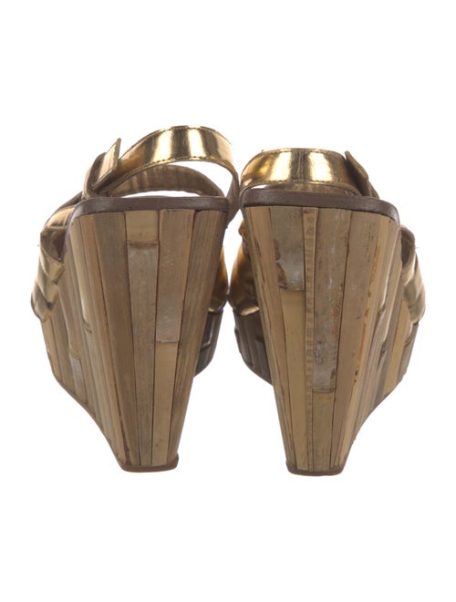 Miu Miu Leather Slingback Sandals