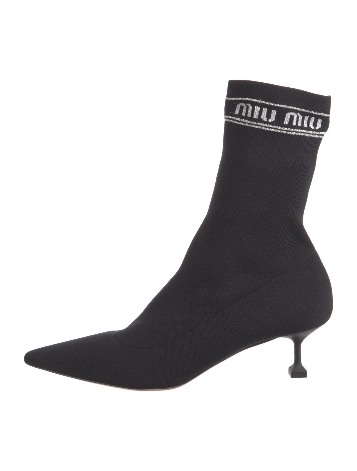 Miu Miu Printed Sock Boots