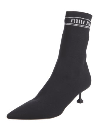 Miu Miu Printed Sock Boots